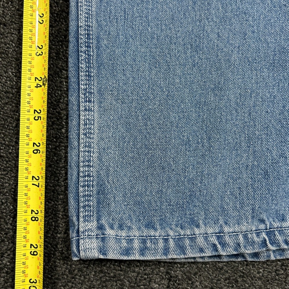 McCormick Farmall Carpenter Jeans Mens 32x30 Blue Light Wash Excellent Utility - Picture 5 of 6